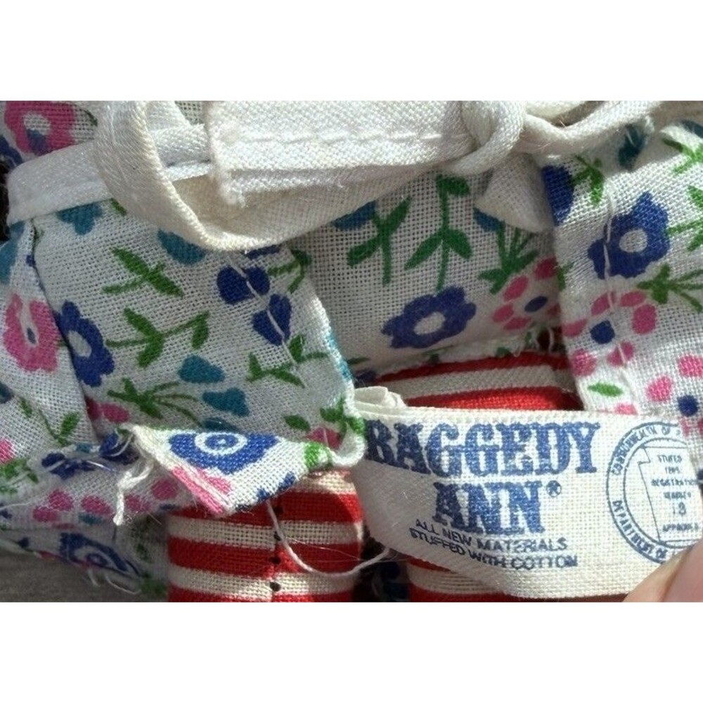 Knickerbocker Raggedy Ann & Andy Dolls Vintage 6.5” Taiwan - Picture 5 of 5